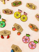 Load image into Gallery viewer, Juicy Collection - Mini Fruit ( Studs and Hoops)
